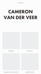 Mobile Screenshot of cameronvanderveer.com